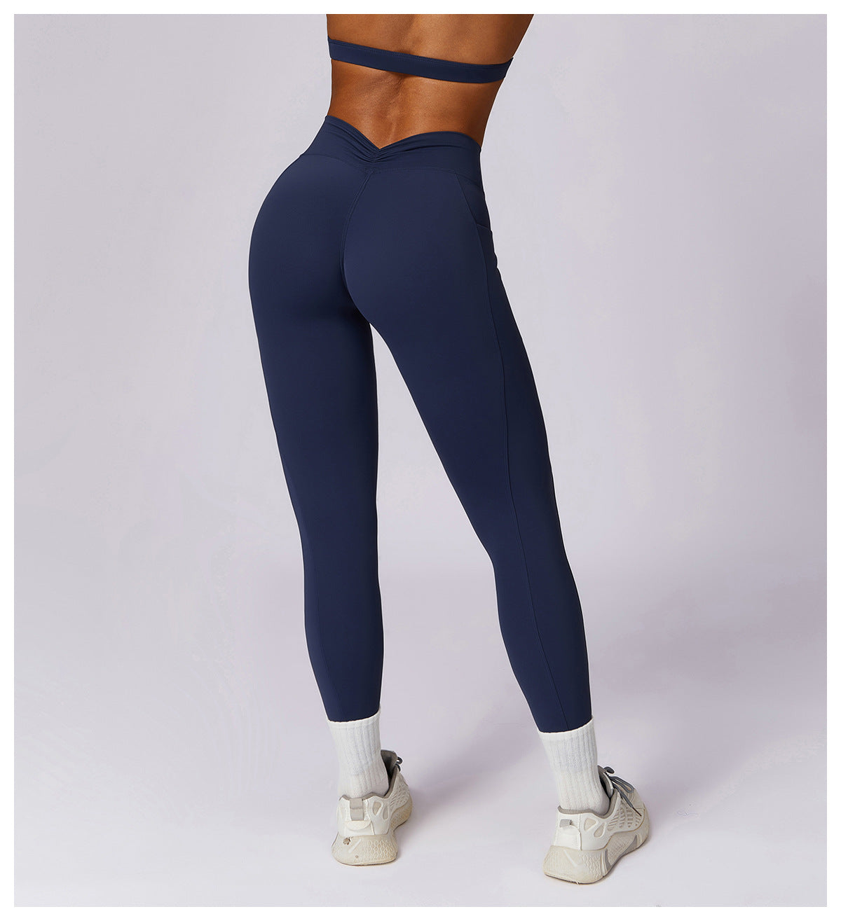 Poza cu colanti modelatori albastri BYMO