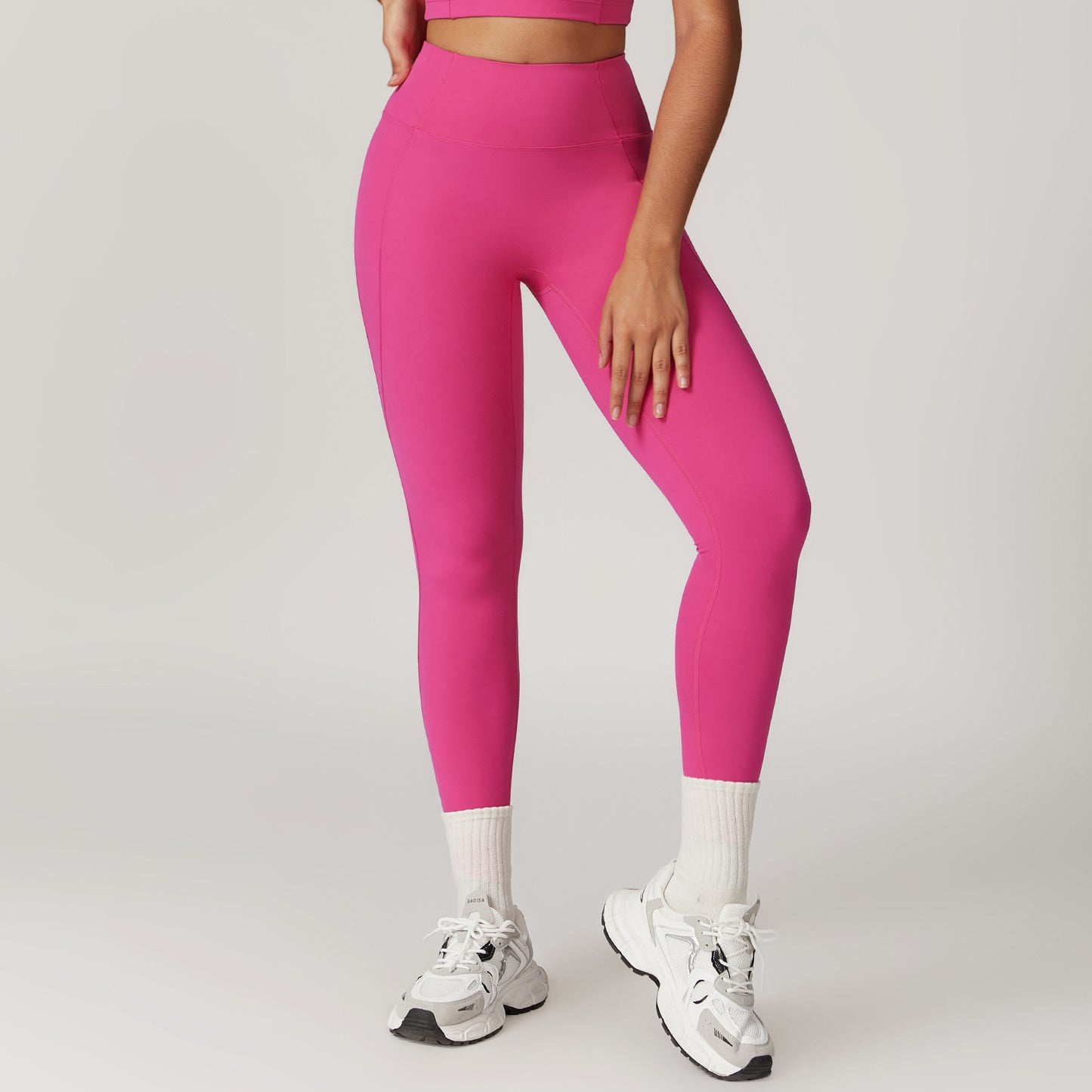Poza cu colanti modelatori roz BYMO