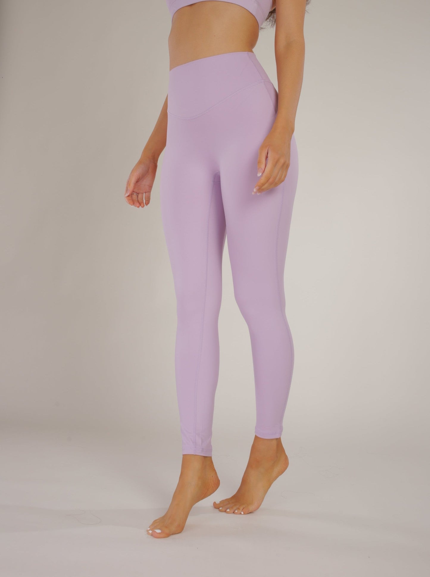 Poza din fata colanti modelatori violet deschis BYMO