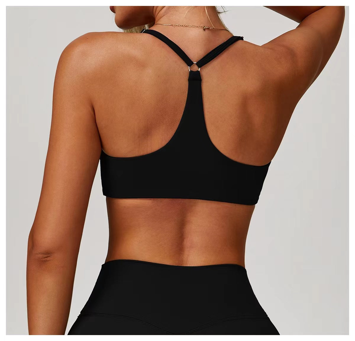 ✶ Bustiera Vancouver - ↑↑ Suport Ridicat - Negru | BYMO
