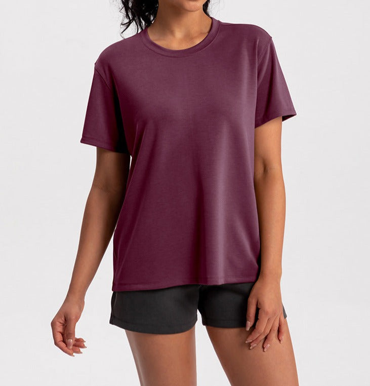 Poza din fata tricou burgundy BYMO